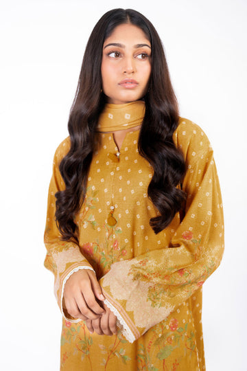 Alkaram FW-11.1-22-Mustard Winter Collection 2022 Online Shopping